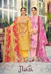 Naksh By Riaz Arts Cambric Cotton Printed Dress Material Suppliers In India